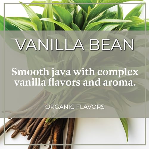Organic Vanilla Bean Ground Coffee, Medium Roast (2x16oz)