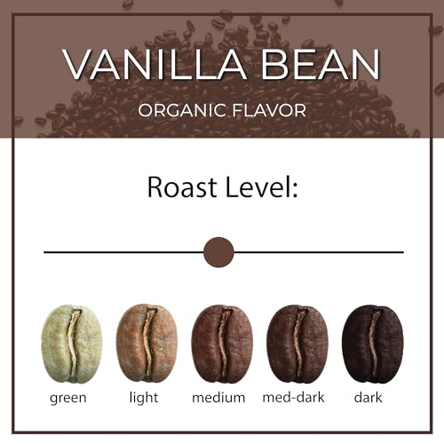 Organic Vanilla Bean Ground Coffee, Medium Roast (2x16oz)