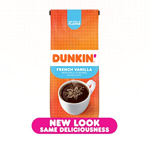 Dunkin' French Vanilla Ground Coffee, 20oz