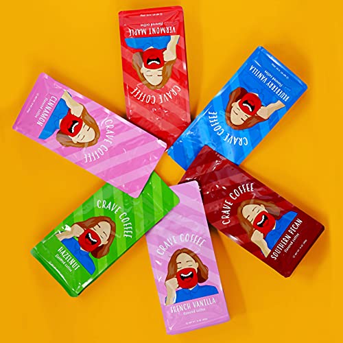 Assorted Flavored Ground Coffee Bags Variety Pack, 10 Oz