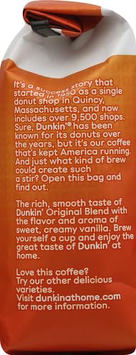 Dunkin' French Vanilla Ground Coffee, 20oz