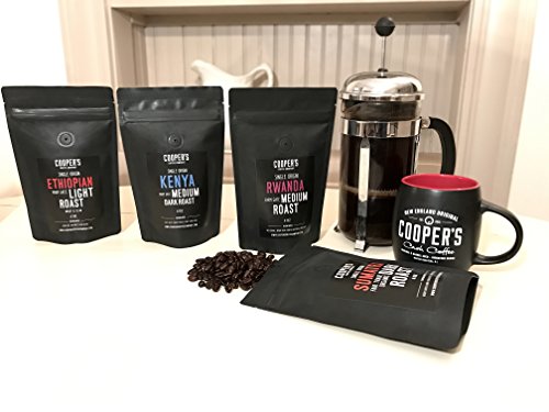 Coffee Sampler Gift Box Set | Whole Bean | 4 Bags | 1lb Total