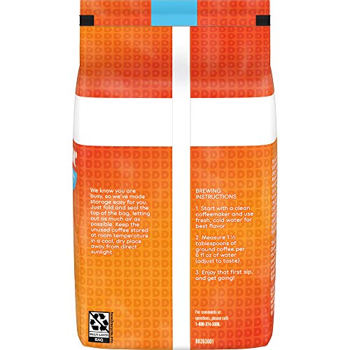 6 packs of Dunkin' French Vanilla Ground Coffee