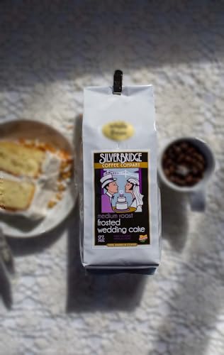 Silver Bridge Flavored Ground Coffee Frosted Wedding Cake