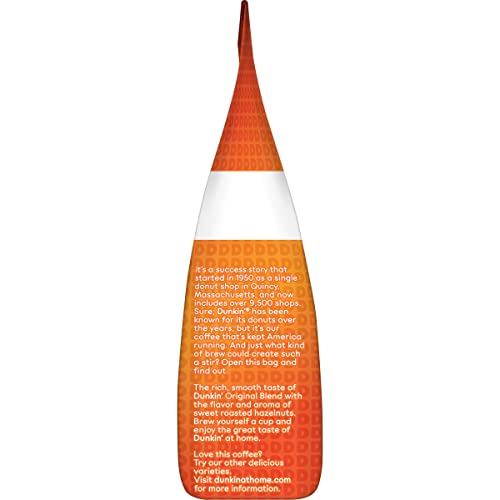 Dunkin' Hazelnut Flavored Ground Coffee, 12 Ounce