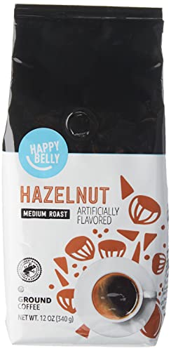 Happy Belly Hazelnut Flavored Ground Coffee, 12 oz