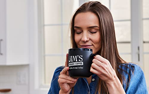 Jim’s Organic Coffee – Hazelnut, All Natural Flavored Blend – Light Roast, Ground Coffee, 12 oz Bag