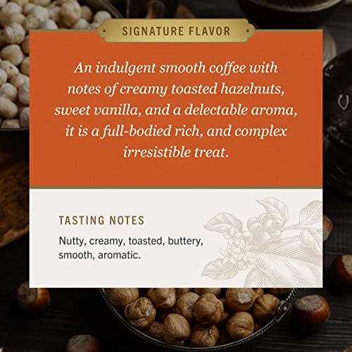 Barrie House Ultimate Hazelnut Flavored Ground Coffee | 2 lb Bag | 100% Arabica Coffee Beans | Artificially Flavored