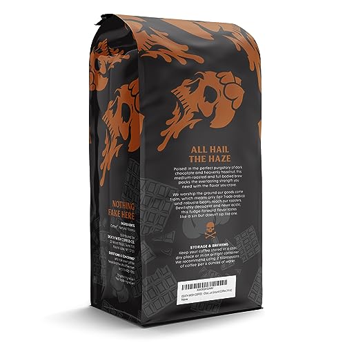 DEATH WISH COFFEE - Chocolate Hazelnut Ground Coffee, Fair Trade (14 oz)