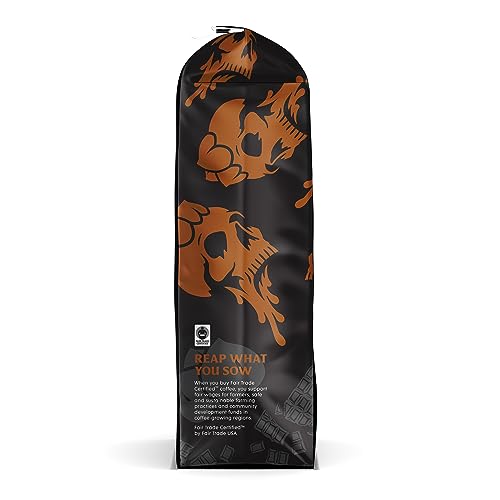 DEATH WISH COFFEE - Chocolate Hazelnut Ground Coffee, Fair Trade (14 oz)