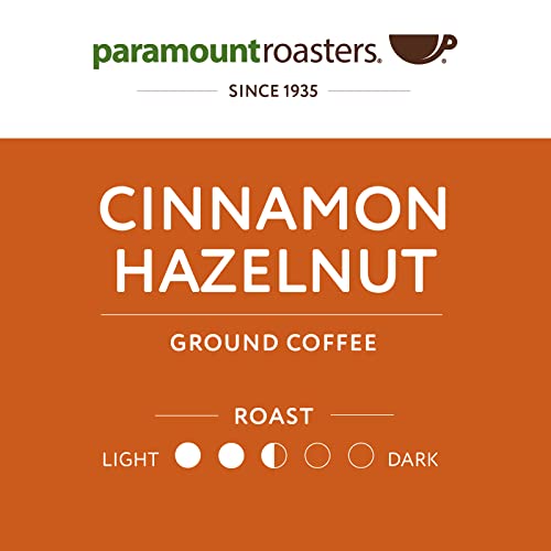 Cinnamon Hazelnut Ground Coffee by Paramount Roasters, 12oz medium roast
