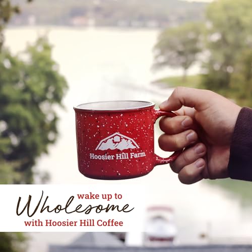 Hoosier Hill Farm Hazelnut Flavored Ground Coffee, Medium Roast, 32oz (2LB), Resealable Bag