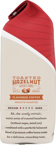 Seattle's Best Coffee Toasted Hazelnut Flavored Medium Roast Ground Coffee, 12-Ounce Bag