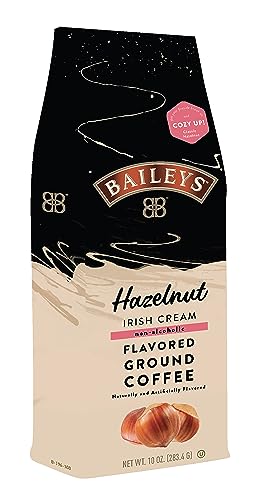 Ground Coffee, Medium Roast, Hazelnut Irish Cream Flavored 10oz Bag