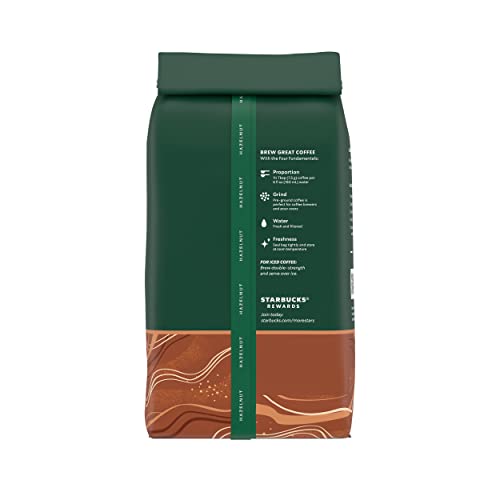 Starbucks Medium Roast Ground Coffee — Hazelnut — 6 bags (11 oz. each)