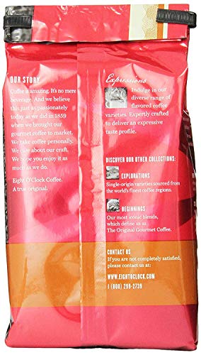 Eight O'Clock Ground Coffee, Hazelnut, 11 Ounce