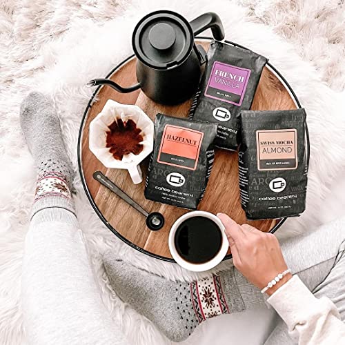 Hazelnut Coffee by Coffee Beanery | 12oz Flavored Coffee Ground Medium Roast Coffee| 100% Specialty Arabica Coffee Ground | Gourmet Coffee | Flavored Ground Coffee Medium Roast