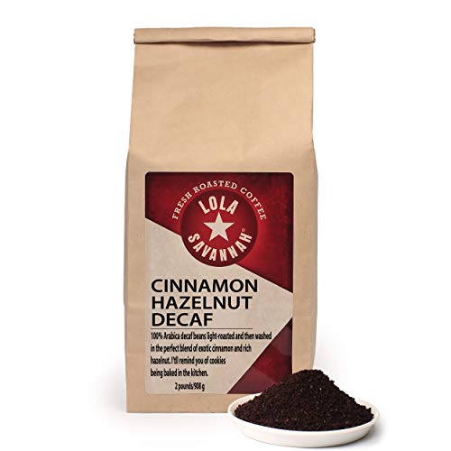 Lola Savannah Cinnamon Hazelnut Ground Decaf Coffee, 2lb