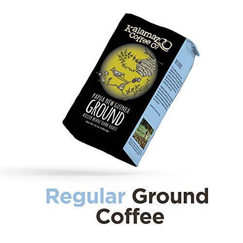 KALAMAZOO COFFEE COMPANY Specialty Flavored Ground Coffee Variety Pack - Hazelnut, Backpackers Blend, & Papua New Guinea - 12oz Bag, Pack of 3
