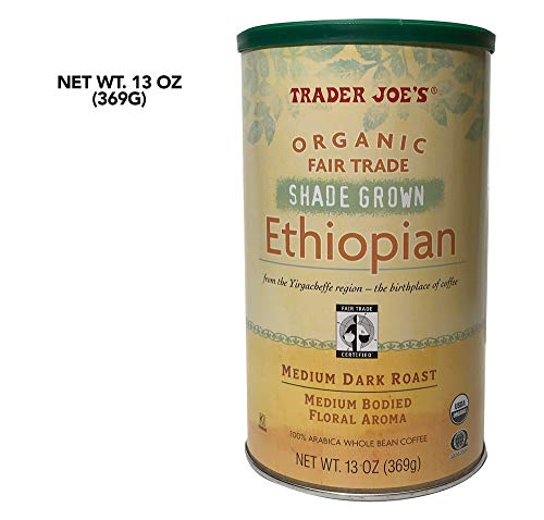 Ethiopian Whole Bean Coffee - 100% Arabica, 13oz