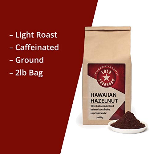 Lola Savannah Hawaiian Hazelnut Ground Decaf Coffee, 2lb