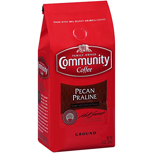 Community Coffee Flavored Variety Pack, Medium Roast Premium Ground Coffee, 12 Ounce Bag (Pack of 3)