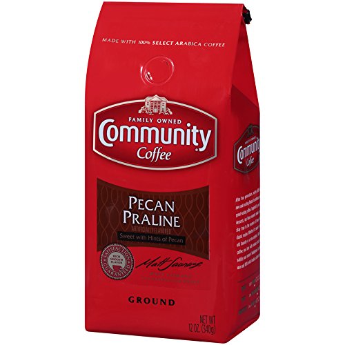 Community Coffee Flavored Variety Pack, Medium Roast Premium Ground Coffee, 12 Ounce Bag (Pack of 3)
