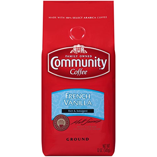 Community Coffee Flavored Variety Pack, Medium Roast Premium Ground Coffee, 12 Ounce Bag (Pack of 3)