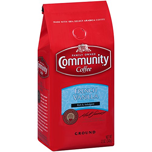 Community Coffee Flavored Variety Pack, Medium Roast Premium Ground Coffee, 12 Ounce Bag (Pack of 3)