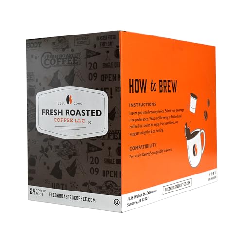 Organic Ethiopian Sidamo Half-Caf Coffee Pods, 72ct