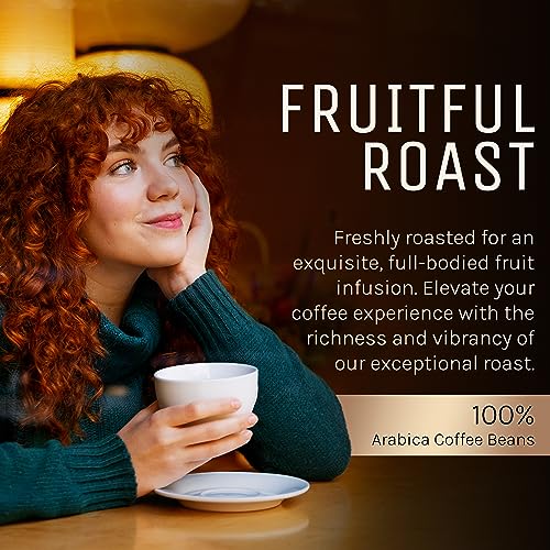 Ethiopian Yirgacheffe Coffee: Rich Med Roast, Fruity Flavor