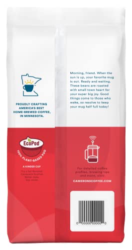 Cameron's Coffee Roasted Ground Coffee Bag, Flavored, Sea Salt Caramel, 32 Ounce, (Pack of 1)