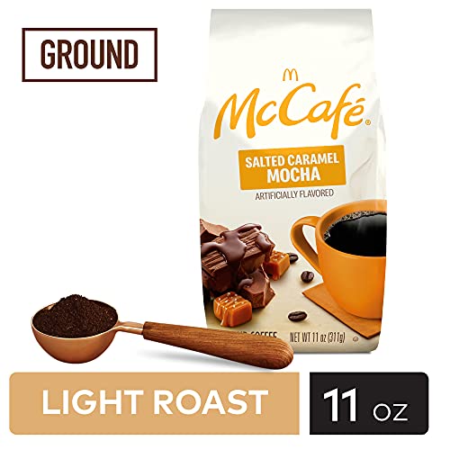 McCafe Salted Caramel Mocha, Ground Coffee, Flavored, 11oz. Bagged