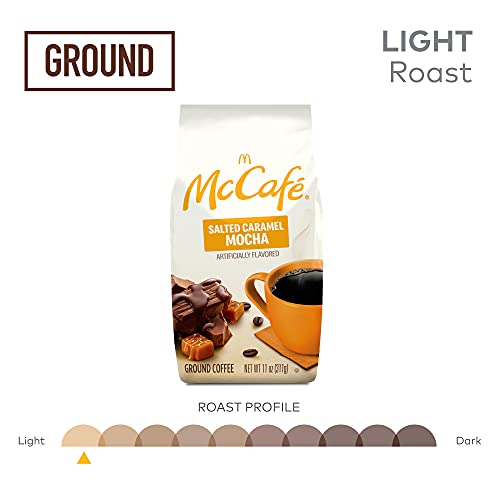 McCafe Salted Caramel Mocha, Ground Coffee, Flavored, 11oz. Bagged