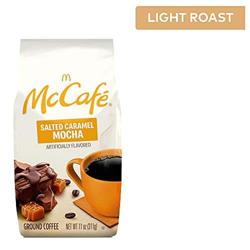 McCafe Salted Caramel Mocha, Ground Coffee, Flavored, 11oz. Bagged