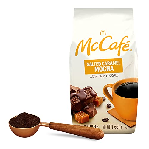 McCafe Salted Caramel Mocha, Ground Coffee, Flavored, 11oz. Bagged
