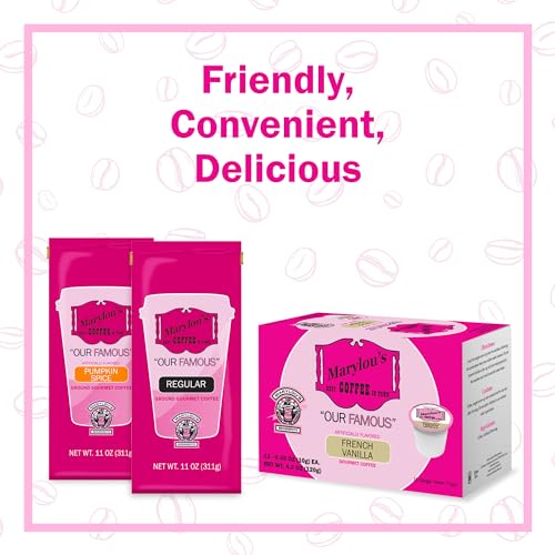 Marylou’s Coffee – Milky Chocolate Caramel Blast Flavored Ground Gourmet Coffee – 11 oz