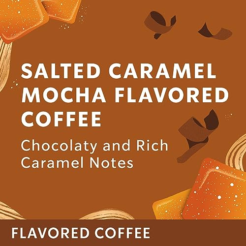 Starbucks Ground Coffee, Salted Caramel Mocha Naturally Flavored Coffee, 100% Arabica, Limited Edition, 1 Bag (11 Oz)