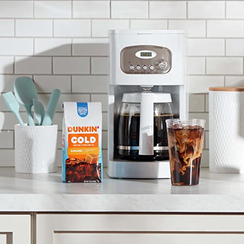 Dunkin' Cold Caramel Flavored Ground Coffee, 10 Ounce