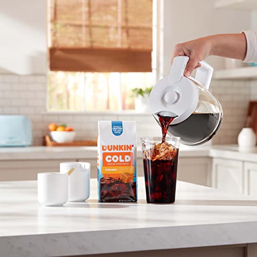 Dunkin' Cold Caramel Flavored Ground Coffee, 10 Ounce