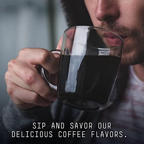 Stone Street Flavored Ground Coffee, Caramel Nut, Freshly Roasted, 100% Colombian Arabica, Gourmet Coffee, Medium Roast, Sweet Nutty Dessert Flavor, 1 LB