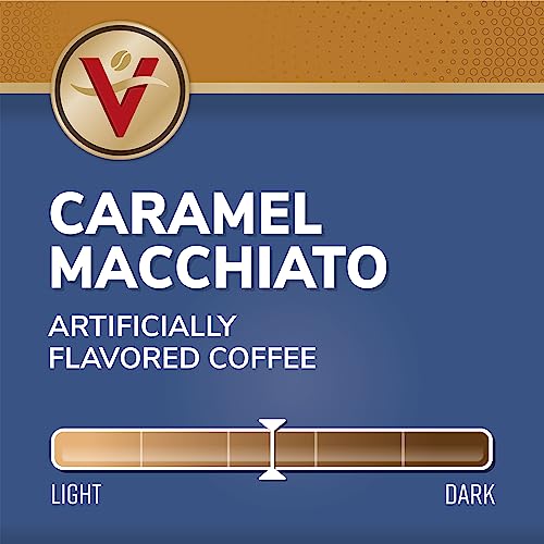 Victor Allen's Coffee Caramel Macchiato Flavored, 80 Count, Medium Roast, Single Serve Coffee Pods for Keurig K-Cup Brewers