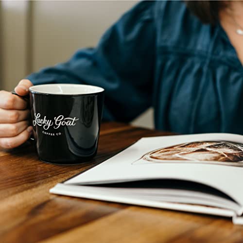 Lucky Goat Flavored Ground Coffee – Goat Tracks – Chocolatey, Caramel, Smooth, Sweet, Light Body, Low Acidity - Medium Roast, 12 Ounce Bag, 100% Arabica