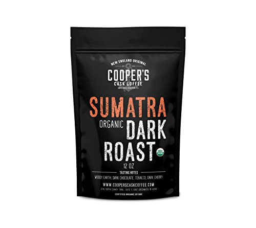 12 oz Bag of Organic Dark Roast Sumatra Ground Coffee