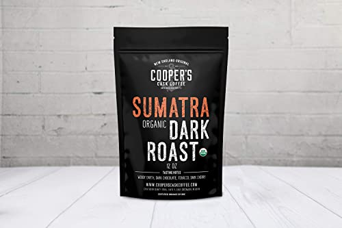 12 oz Bag of Organic Dark Roast Sumatra Ground Coffee