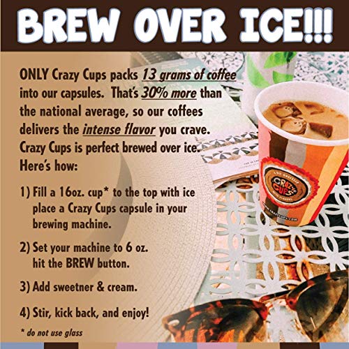 Crazy Cups Flavored Ground Coffee, Caramel Vanilla, in 10 oz Bags, For Brewing Flavored Hot or Iced Coffee, 3 Pack