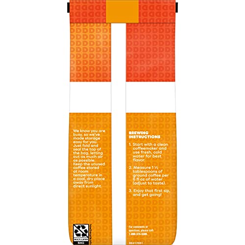 Dunkin' Caramel Me Crazy Flavored Ground Coffee, 11 Ounces (Pack of 6)