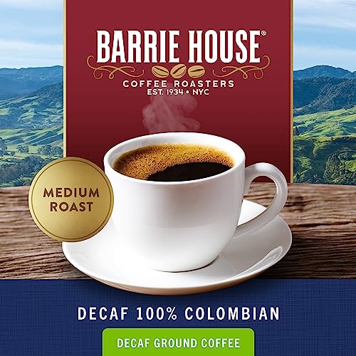 Barrie House Decaf Colombian Ground Coffee | Dark Roast