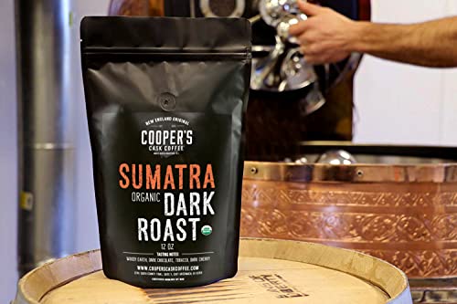 12 oz Bag of Organic Dark Roast Sumatra Ground Coffee