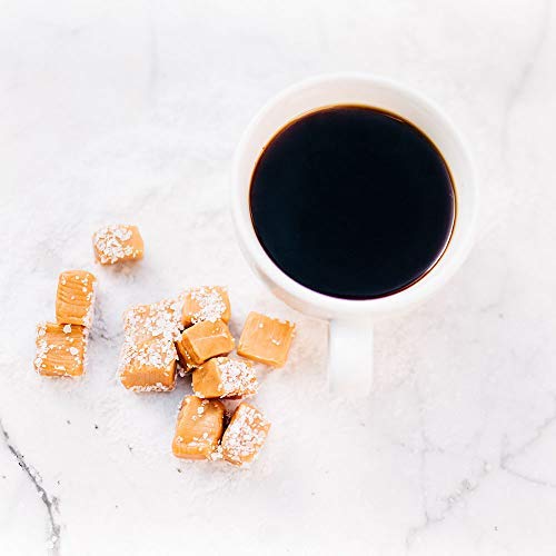 Barnie's English Salted Toffee Ground Coffee with Caramel, Molasses and Salted Creamy Butter Flavors, Medium Roasted Arabica Coffee Beans, 12 oz Bag (Pack of 2)